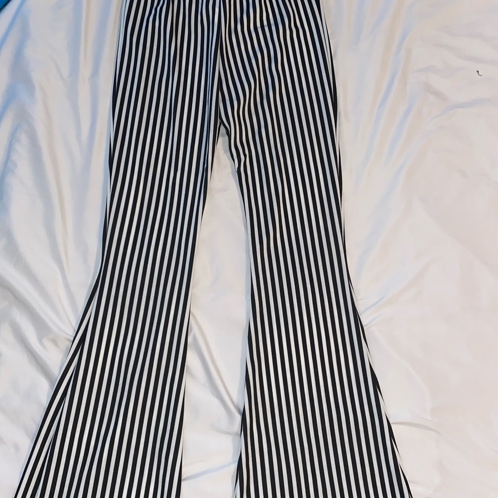 Nasty Gal Striped Flares